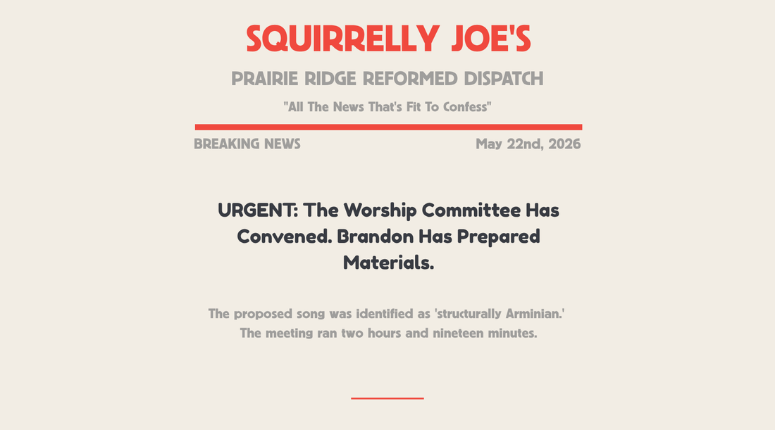 URGENT: The Worship Committee Has Convened. Brandon Has Prepared Materials.