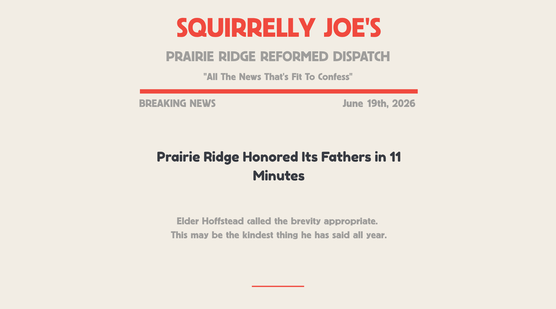 Prairie Ridge Honored Its Fathers in 11 Minutes