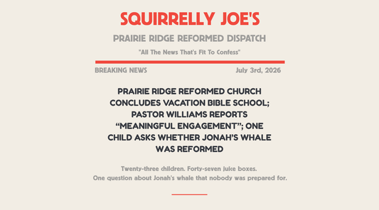 Twenty-three children. Forty-seven juice boxes. One question about Jonah’s whale that nobody was prepared for.