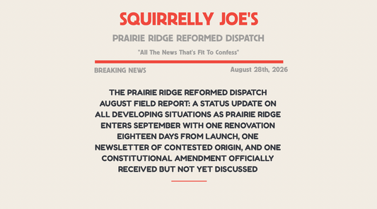 The August Field Report: Summer Is Over. The Committees Have Not Adjourned.