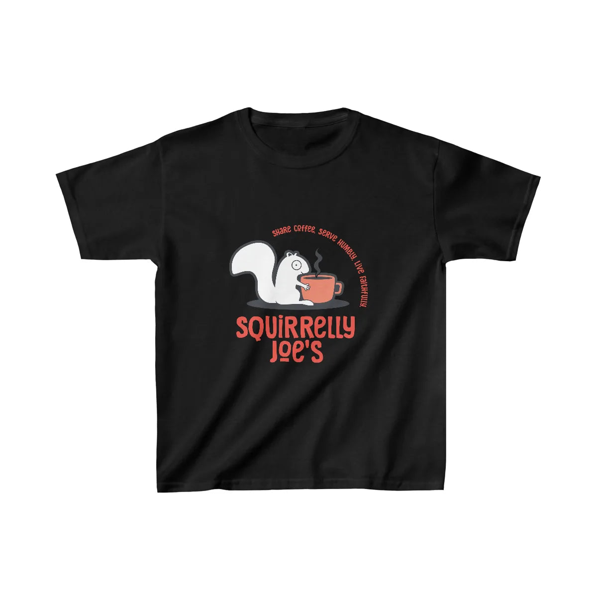 Kids Heavy Cotton™ Tee - XS, Black image